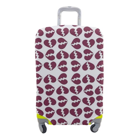 Love In Pieces Print Pattern Design Luggage Cover (Small) from ArtsNow.com