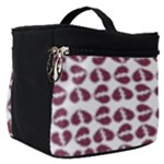 Love In Pieces Print Pattern Design Make Up Travel Bag (Small)