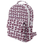 Love In Pieces Print Pattern Design Flap Pocket Backpack (Small)