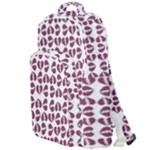 Love In Pieces Print Pattern Design Double Compartment Backpack