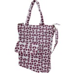 Love In Pieces Print Pattern Design Shoulder Tote Bag