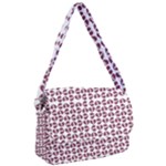 Love In Pieces Print Pattern Design Courier Bag