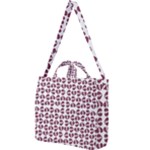 Love In Pieces Print Pattern Design Square Shoulder Tote Bag