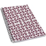 Love In Pieces Print Pattern Design 5.5  x 8.5  Notebook