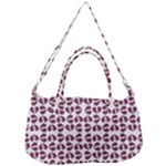 Love In Pieces Print Pattern Design Removable Strap Handbag