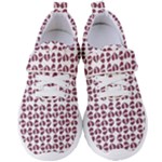 Love In Pieces Print Pattern Design Women s Velcro Strap Shoes