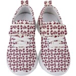 Love In Pieces Print Pattern Design Kids  Velcro Strap Shoes