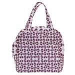 Love In Pieces Print Pattern Design Boxy Hand Bag