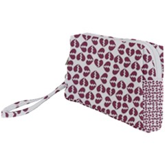 Love In Pieces Print Pattern Design Wristlet Pouch Bag (Small) from ArtsNow.com