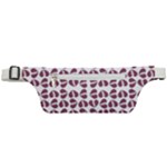 Love In Pieces Print Pattern Design Active Waist Bag