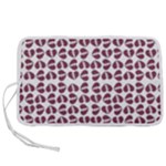 Love In Pieces Print Pattern Design Pen Storage Case (S)