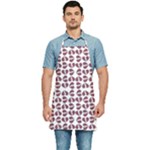 Love In Pieces Print Pattern Design Kitchen Apron