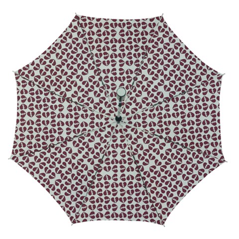 Love In Pieces Print Pattern Design Automatic Folding Umbrella with Case (Medium) from ArtsNow.com