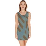 Earthbound Geometry Print Bodycon Dress