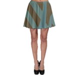 Earthbound Geometry Print Skater Skirt