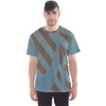 Earthbound Geometry Print Men s Sport Mesh T-Shirt