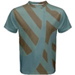 Earthbound Geometry Print Men s Cotton T-Shirt