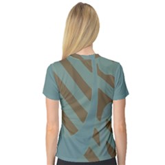 V-Neck Sport Mesh T-Shirt 