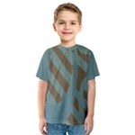 Earthbound Geometry Print Kids  Sport Mesh T-Shirt