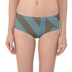 Mid-Waist Bikini Bottoms 