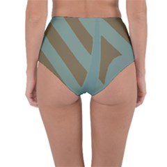 Reversible High-Waist Bikini Bottoms 