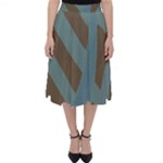 Earthbound Geometry Print Classic Midi Skirt