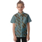 Earthbound Geometry Print Kids  Short Sleeve Shirt