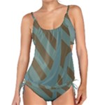 Earthbound Geometry Print Tankini Set