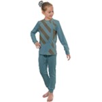 Earthbound Geometry Print Kids  Long Sleeve Set 