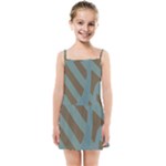 Earthbound Geometry Print Kids  Summer Sun Dress