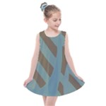 Earthbound Geometry Print Kids  Summer Dress