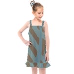 Earthbound Geometry Print Kids  Overall Dress