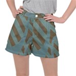 Earthbound Geometry Print Women s Ripstop Shorts