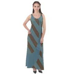 Sleeveless Velour Maxi Dress 