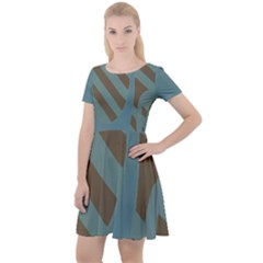 Cap Sleeve Velour Dress  