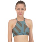 Earthbound Geometry Print Halter Bikini Top