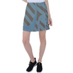 Earthbound Geometry Print Tennis Skirt