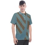 Earthbound Geometry Print Men s Polo T-Shirt