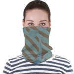 Earthbound Geometry Print Face Seamless Bandana (Adult)