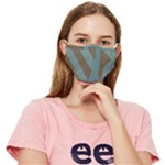 Earthbound Geometry Print Fitted Cloth Face Mask (Adult)