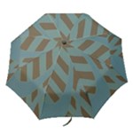 Earthbound Geometry Print Folding Umbrellas