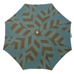 Earthbound Geometry Print Straight Umbrellas