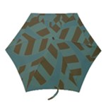 Earthbound Geometry Print Mini Folding Umbrellas