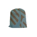 Earthbound Geometry Print Drawstring Pouch (Medium)