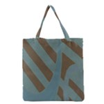 Earthbound Geometry Print Grocery Tote Bag