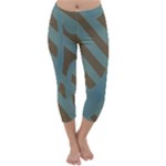 Earthbound Geometry Print Capri Winter Leggings 