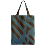 Earthbound Geometry Print Zipper Classic Tote Bag