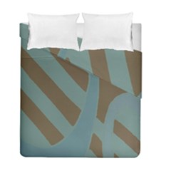 Earthbound Geometry Print Duvet Cover Double Side (Full/ Double Size) from ArtsNow.com