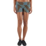 Earthbound Geometry Print Yoga Shorts