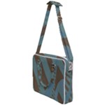 Earthbound Geometry Print Cross Body Office Bag